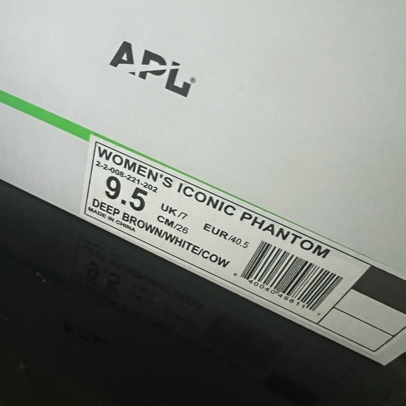 NEW APL Phantom Techloom Calf Hair Cow Print Sneakers Size 9.5 - Picture 7 of 7